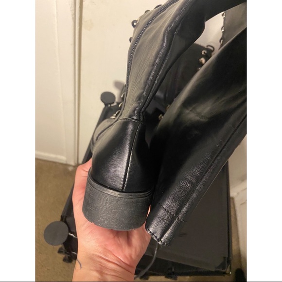 Over the Knee Boots Vegan Leather - W10 - NEW (Not in Stores) - Picture 15 of 15